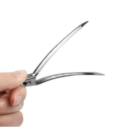 24-Piece Metal Crocodile Hair Clips for Women - Non-Slip Alligator Barrettes | DIY Accessories - Silver - Buy Online on GoSupps.com