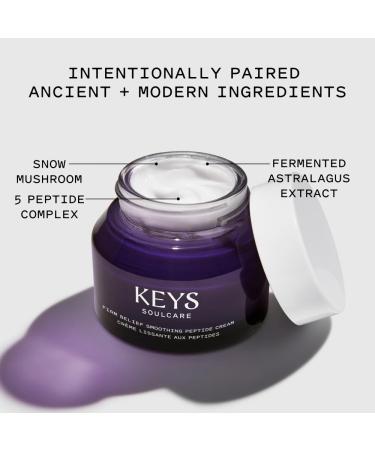 Keys Soulcare Firm Belief Smoothing Peptide Cream - Anti-Aging Vegan & Cruelty-Free Hydration 1.7 Oz (50ml - Buy Online on GoSupps.com