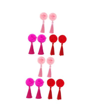 FRCOLOR 6 Pairs Chinese Bobby Pins Cheongsam Hair decor Chinese Tassel Hair Clips Chinese Hair Accessories Vintage Hair Clip chinese hair clips girls hairpin child tassel hairpin clothing
