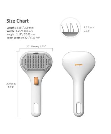 2 in 1 Pet Grooming Brush for Cats and Dogs | Shedding, Mats, Tangles | Long/Short Hair | Upgrade Pet Grooming Kit - Buy Online on GoSupps.com