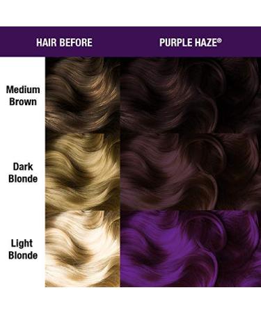 Manic Panic Purple Haze Hair Dye - Vegan & Cruelty-Free Semi-Permanent Purple Hair Color | Buy 3 x 118ml for Best Results - Buy Online on GoSupps.com