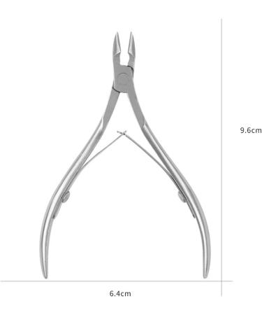 QXSJEDYCH Nail Clippers Professional Stainless Steel Cuticle Nail Nipper Clipper Nail Art Manicure Pedicure Care Trim Plier Cutter Beauty Scissors Tools Nails Silver - Buy Online on GoSupps.com