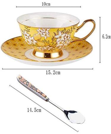 Phnom Penh Stylish Printed Ceramic Coffee Cup and Saucer Stoneware Timpani Cup Breakfast House Kitchen Office - Buy Online on GoSupps.com