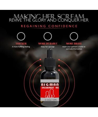huile de massage pour hommes pour le sexe agrandissement extra fort du p nis agrandissement plus rapide du p nis de grande taille pour la croissance de la puissance de l'homme (M 5PC) - Buy Online on GoSupps.com