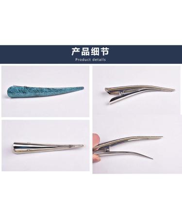 Alligator Clips Hair Crocodile Clips Hair Duckbill Hair Hair Barrettes Clips Styling Hair Clips 6pcs (#2) - Buy Online on GoSupps.com