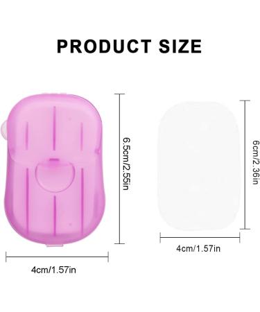 Buy Weddhuis 5-Piece Portable Mini Soap Leaves - Disposable Paper Soap in 5 Colors - Perfect for Camping & Travel - Buy Online on GoSupps.com