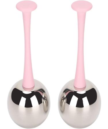 Facial Ice Glove - Ergonomic Stainless Steel Massager for Swelling Reduction (Pink Handle - Buy Online on GoSupps.com