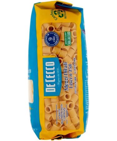 De Cecco 24 x Stort 100 Italy It Italys Mezza Ditals Nal158 pasta 500 g + Itality gourmet Polpas 400 g - Buy Online on GoSupps.com
