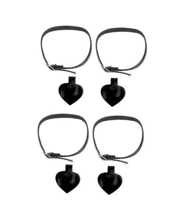 LIFKOME 2 Sets High Heels Anti Drop Heel Ankle Strap Shoe Prevention Pads Cool Heel Grips Heel Straps Short Laces Comfort Heels High Heel Stickers Pu Skin Friendly Liner