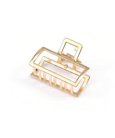 Runmi Gold Metal French Design Hair Clips - Stylish Hair Accessories for Women & Girls - 2pcs International Shipping - Buy Online on GoSupps.com