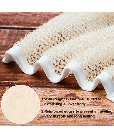 15 Pack Exfoliating Bath Cloth Towels - Dual Sided Soft Weave for Body and Face - Exfoliating Scrubbing Massage Cloth for Men and Women - White Edge - Buy Online on GoSupps.com