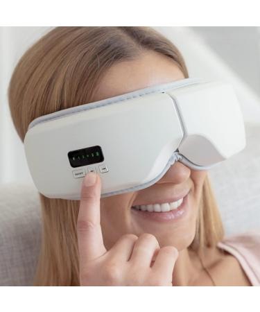 Cellustop Eye Massage Device - Relaxation & Pain Relief with Vibration Heat Air Compression & Music - 5 Massage Modes for Ultimate Eye Care - Buy Online on GoSupps.com