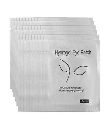 Salmue Under Eye Pads  Hydrogel Eye Pads  Comfy and Cool Under Eye Patches Gel Pad for Eyelash Extension Eye Gel Patches Collagen Eye Mask (Silver 50) Silver 50pcs