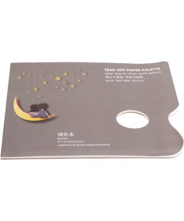 RiToEasysports Paper Palette 30 Leaves Pallet Paper for Watercolor Gouache Oil Painting Compact Size and Convenient Thumb Hole - Buy Online on GoSupps.com