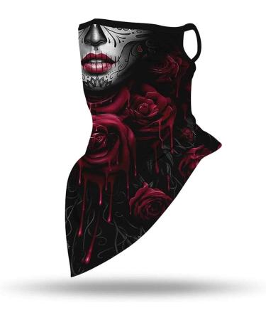 Youning Triangular Scarf Neckerchief | 3D Print Unisex Mouth Protection | Christmas Santa Snowman Bandana Headscarf | Multi-functional Gear for Men & Women - Buy Online on GoSupps.com