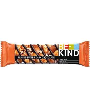  BE-KIND BE KIND Pack of 12 Peanut Butter Dark Chocolate Bars (12 bars of 40g) - Buy Online on GoSupps.com