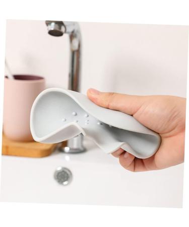 Ciieeo 4 Pcs Box Silicone Soap Dish Wood Trays Vessel Sink Kitchen Sink Sponge Dish Soap Dish for Shower Sponge Soap Wood Pallets Soap Holder for Bathroom Silica Gel Wooden Sponge Holder - Buy Online on GoSupps.com