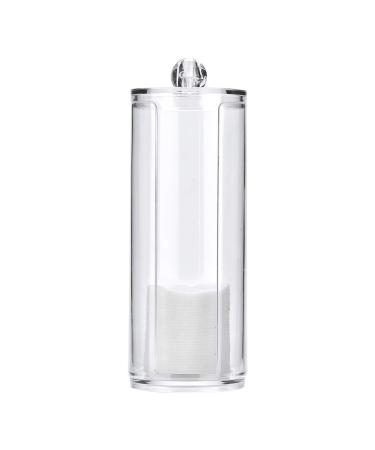 Nobrands cotton pad holder transparent round acrylic cotton pad donor cotton swab holder storage box storage bag puff box with lid for plastic wattball cotton pads