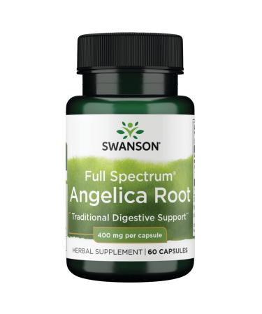Swanson Full Spectrum Angelica Root 400 Milligrams 60 Capsules