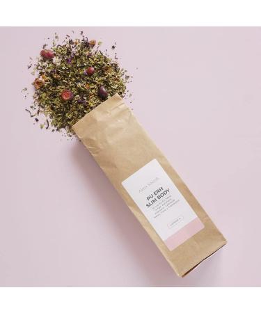 BLISS NATURE Alma Secret Pu Erh red tea slimming aid caffeine value ideal at any time combined with milk water or vegetable drink vegan 80 g - Buy Online on GoSupps.com