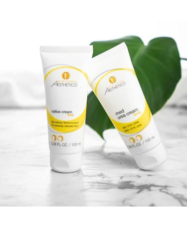 AESTHETICO Callus Cream - Urea Formula for Severe Calluses & Cracked Skin | 100ml - Effective Skin Treatment International Shipping Available - Buy Online on GoSupps.com