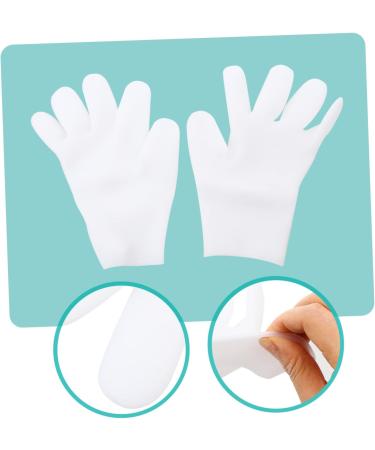 FRCOLOR 3 Pairs Moisturizing Gloves Cosmetics Fingerless Gloves Hydrating Gloves Mittens for Women Anti- Cracking Mitten Night Moisturizing Gloves Lotion Pink Sebs White Women's Hand Gel - Buy Online on GoSupps.com