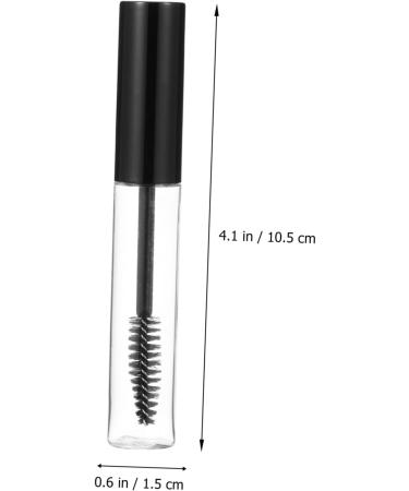 Mikinona Clear Mascara 2 Sets mascara tube sample containers empty eyelash tube Eyelash Cream Tube travel cosmetic eyeliner 10.5X1.5CM Assorted Color - Buy Online on GoSupps.com