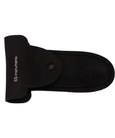 SS Instrumentx Premium Double Edge Safety Razor Single Blade Metal Reusable Stainless Steel Safety Razor For Men & Women Comes with a Leather Pouch (Black) - Buy Online on GoSupps.com