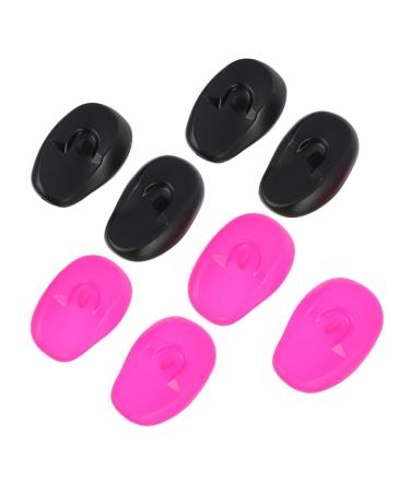 KALLORY Shower Shield 8pcs Earmuffs Ear Shower Caps Ear Protectors Cover Hairdressing Earmuff Heat Protector Hanging Ears