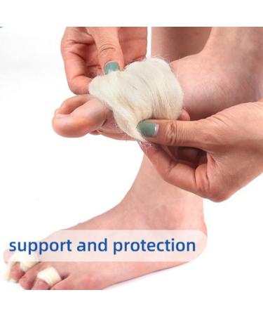 Healifty Nail Polish Remover Blister Pads - 4 Wool Toe Pads for Toe Separation and Cushioning - Buy Online on GoSupps.com
