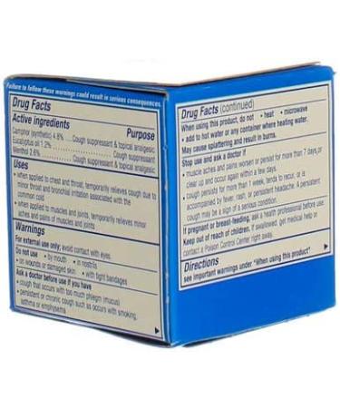 Vicks Vaporub Ointment 1.76 Oz by Vicks (Pack of 2) - Soothing Relief x2 - Buy Online on GoSupps.com