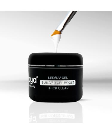 loroya LED/UV Builder Gel Boost Thick Clear 50 g Builder Gel Nail Extension Nail Manicure