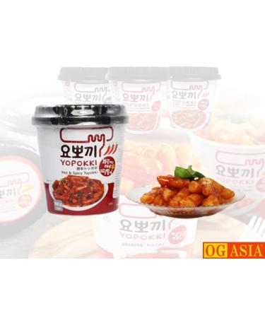 Yopokki 3 SPACK MIX Rice Cake Cups - Korean Instant Rice Cakes - Spicy & Sweet - 400g - OG Asia - International Shipping - Buy Online on GoSupps.com
