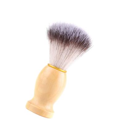 Beaupretty 1pc Wooden Handle Shaving Brush Beard Care Accessories Mustache Shaving Brush Wooden Shaving Brush Bowl Household Beard Brush Shaver Brush Cleaning Brush Artificial Fiber Male Man