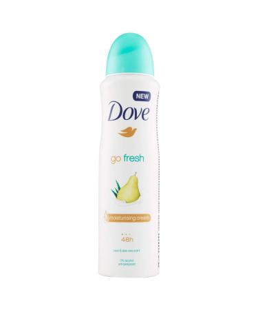 DOVE MEN + CARE Go Fresh Pear & Aloe Vera Scent Antiperspirant Spray 150ml  5.07oz Plus one Free Pantene 1.7oz Pro-V Deep Fortifing ($7 Value) (CD-8058615376234-KIT)