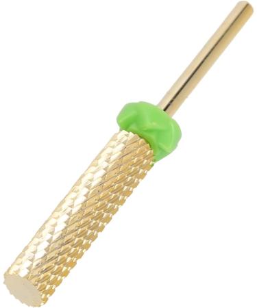 Barrel Nail Drill Bit Dead Skin Removal High Strength Pedicure Nail Drill Bit Flat Top Multipurpose Gold for Acrylic Nails (130#-C) - Buy Online on GoSupps.com