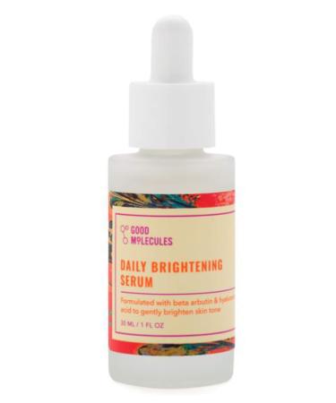 Good Molecules Daily Brightening Serum 1 Fl. Oz! Formulated With Beta Arbutin And Hyaluronic Acid! Gently Brighten Skin Tone For Healthy & Youthful Glow! Vegan And Cruelty Free!