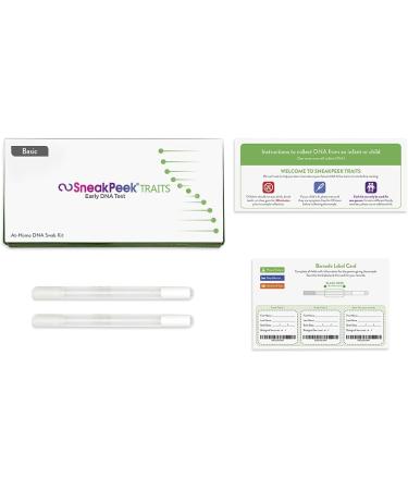 SneakPeek Traits DNA Test Kit - DNA-Based Report with Eyes, Hair, and Height Traits - Buy Online on GoSupps.com