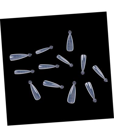 Housoutil Nail Extension Fake Nails Coffin Cosmetic False Nails Oval Nails Tips Whiting Full Coverage U as Postizas Decoradas Manicure False Nails Model Fake Acrylic Nails French Gel White - Buy Online on GoSupps.com