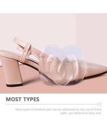 6 Pairs Forefoot Pad High Heel Inserts - Metatarsal Support Reusable Non-Slip Flannel Cushions for Pain Relief - Assorted Colors - Buy Online on GoSupps.com