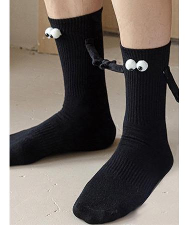 Funny 3D Doll Magnetic Socks for Couples | Hand-Holding Design | Unique Gift Idea - Buy Online on GoSupps.com