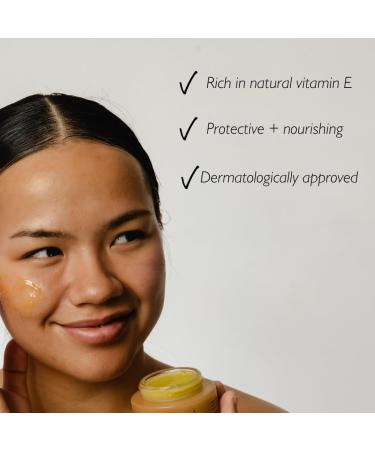 UpCircle Mini Travel Size Cleansing Face Balm with Apricot 20ml - Natural Cleanser To Remove Makeup + Clear Blackheads - Sea Buckthorn Oat + Rosemary Oil - Vegan + Cruelty-Free - Buy Online on GoSupps.com