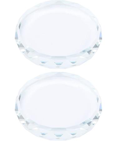Taidda Palettes de Verre pour Nail Art Palette de M lange Durable pour Colle Faux Cils Ensemble de 2 Pi ces pour Salon de Manucure Professionnel - Buy Online on GoSupps.com