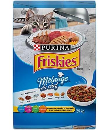 Friskies Chef's Blend Dry Cat Food - 7.5 kg Bag 7.5 kg (Pack of 1) - Buy Online on GoSupps.com