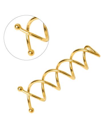 Csirnto 20-Pack Metal Spiral Hair Pins | Styling Clips & Needles for Perfect Hair Updos - Buy Online on GoSupps.com
