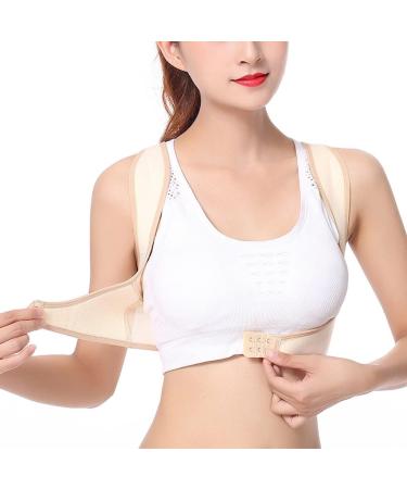 Posture Corrector Belt for Hunchback - Invisible Back Support Clothing for Adults | Large Beige - Buy Online on GoSupps.com