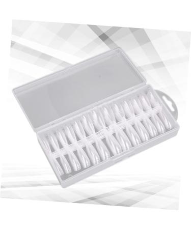 1 Set Transparent Nail False Nails Artificial Fingernails Coffin Nails Tips Press on Nails Fake Art Nails False Nails Tips Coffin Natural False Nails Tips French Nail Tips Manicure - Buy Online on GoSupps.com
