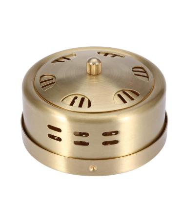 Sonew Pure Moxa Stick Copper Portable Moxa Box 6 Holes Moxibustion Heat Treatment Holder