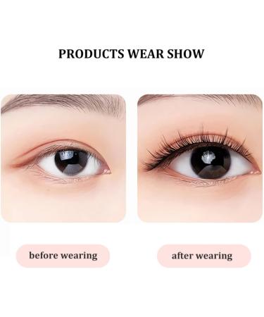 Self Adhesive Eyelash Reusable 3D Makeup Eyelash Self Stick False Fake Eyelash for Women Girl Eye Makeup Tool 1Pair Style3 Reusable Fake Eyelashes STYLE 2 - Buy Online on GoSupps.com