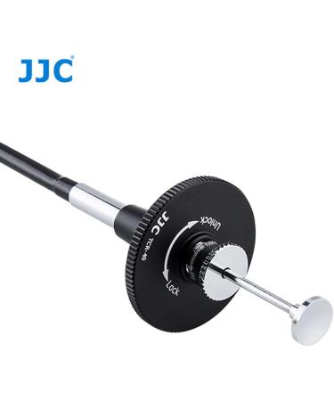 JJC TCR-70BK 70cm Black Threaded Cable Release | Mechanical Shutter Release for Long Exposures - Buy Online on GoSupps.com